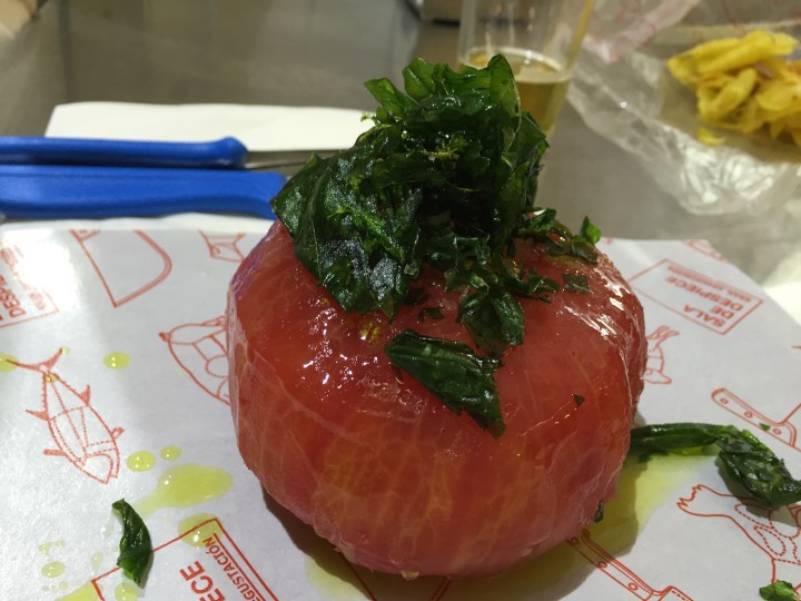 Tomate en Sala de Despiece